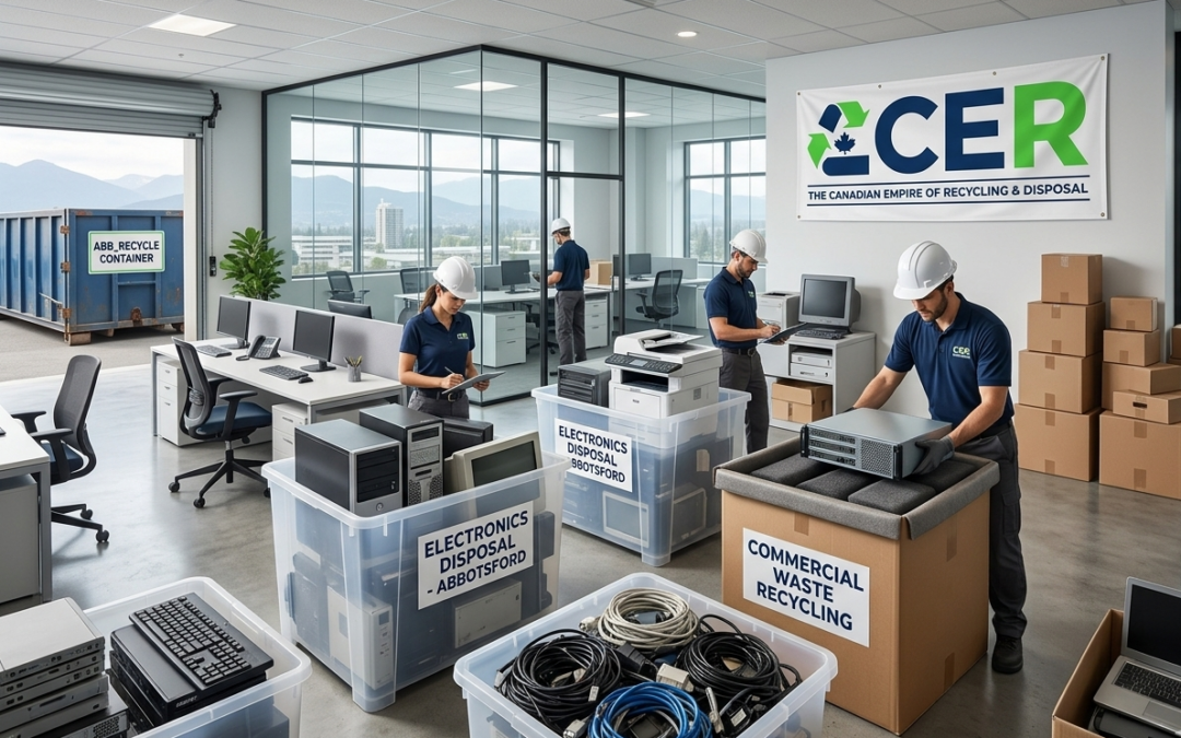 Electronics Disposal Abbotsford office electronic waste recycling service.