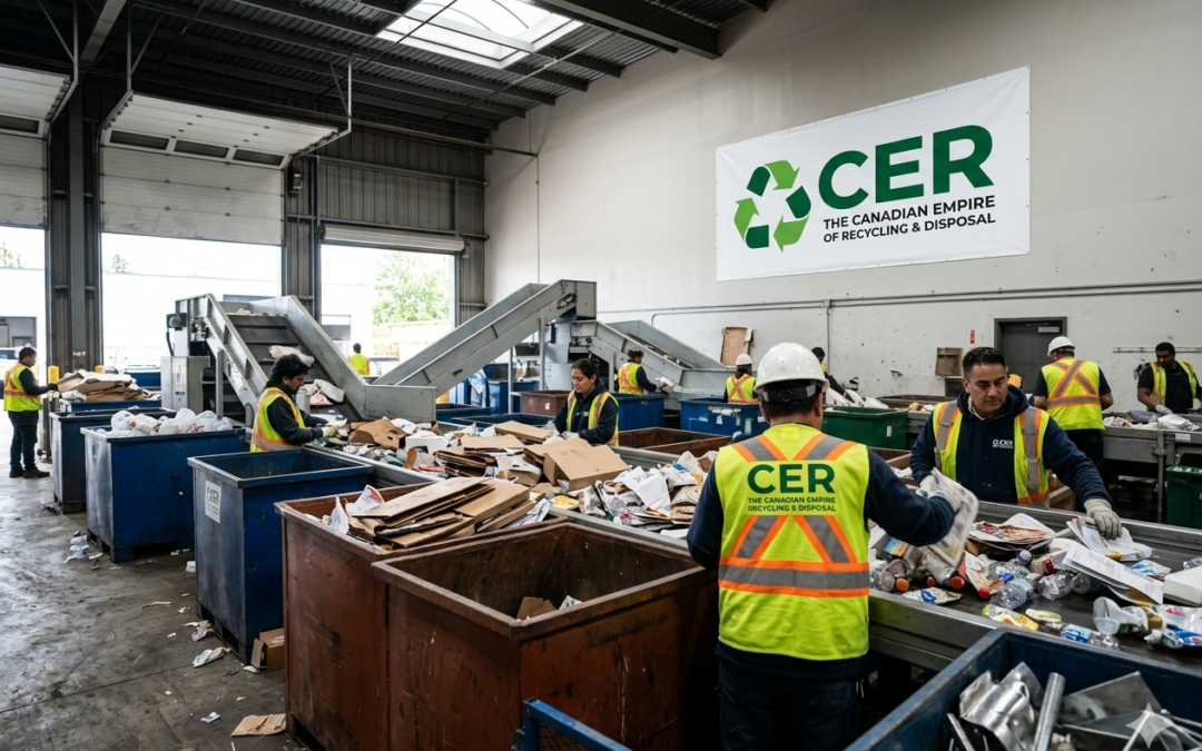 Commercial Waste Recycling Burnaby at a commercial property