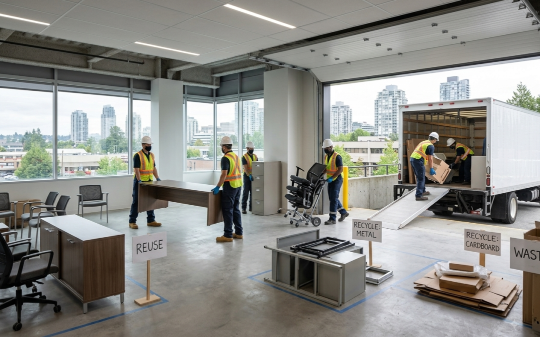What Happens to Old Office Furniture After Commercial Junk Removal in Burnaby?