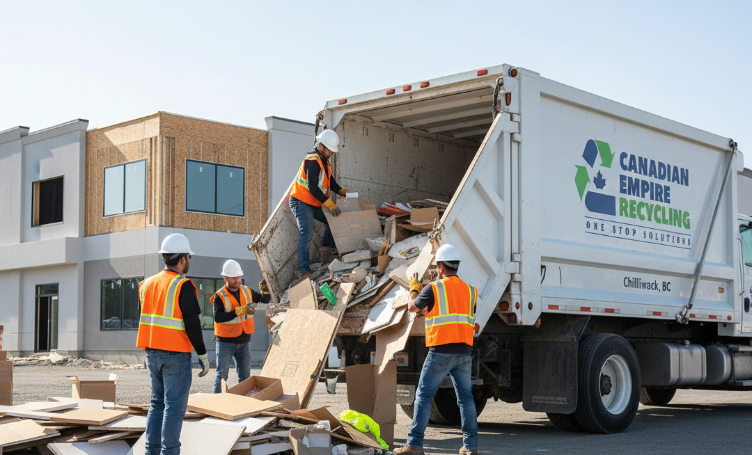 Construction Debris Cleanup with Junk Removal Services Chilliwack