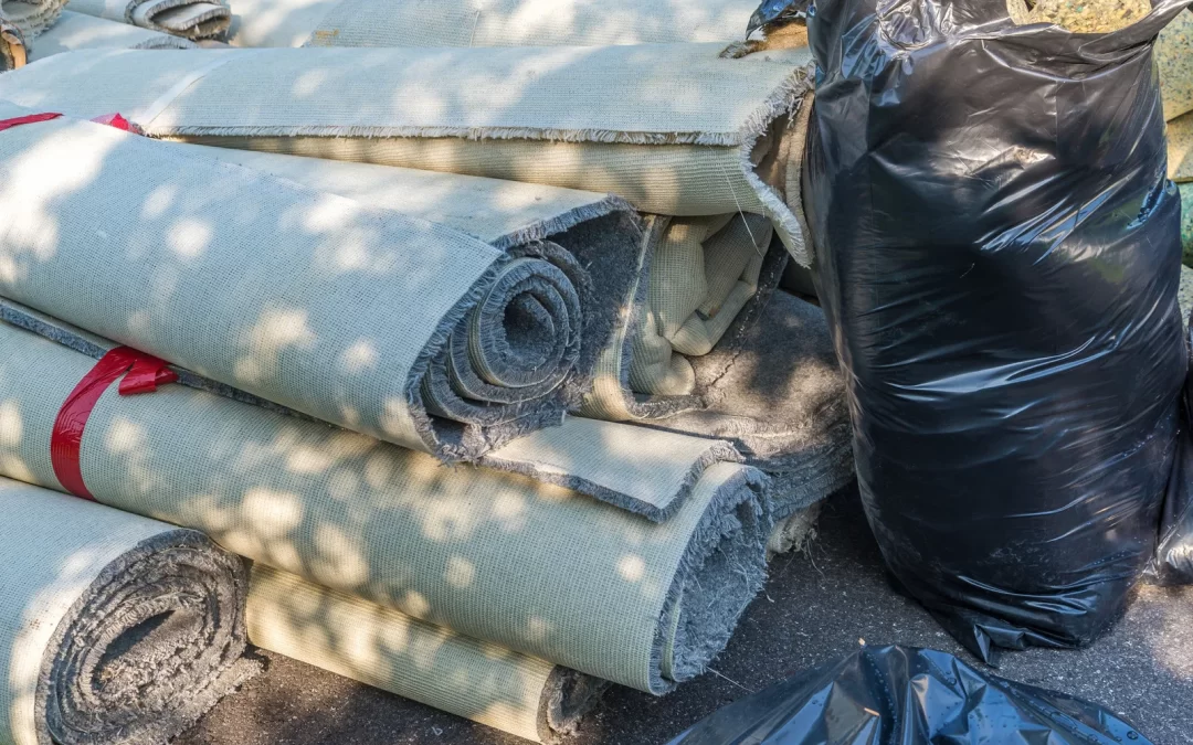 How to Safely Get Rid of Old Carpets When Changing Floors