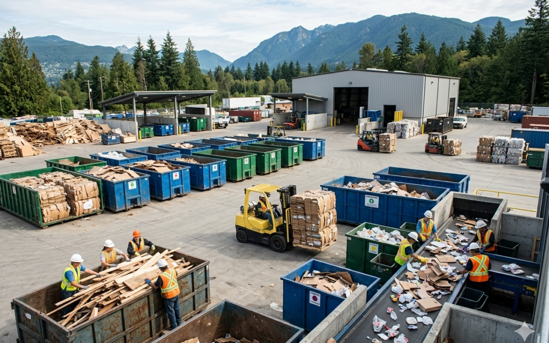 Commercial Waste Recycling Coquitlam services managing recyclable business and construction waste