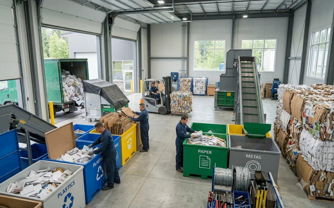 How Does Paper Recycling Help Businesses Reduce Waste in Langley?