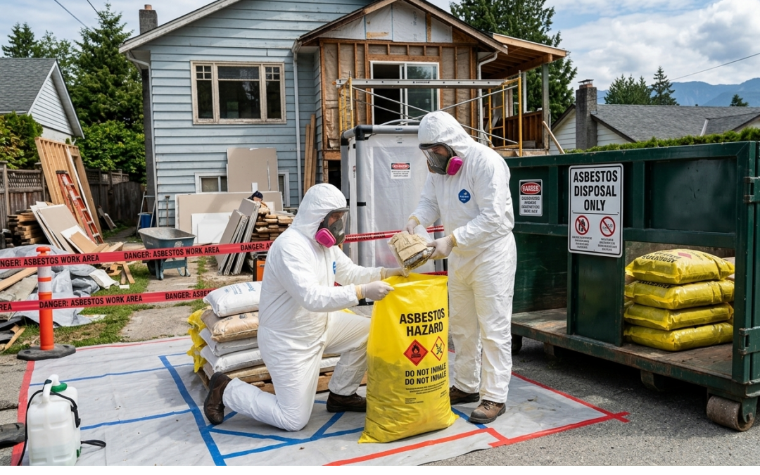 Asbestos Waste Disposal Maple Ridge project with a dedicated disposal bin