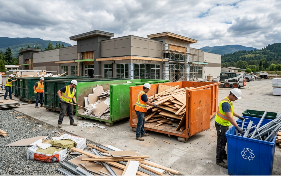 Construction Waste Disposal Mission commercial cleanup project debris removal site