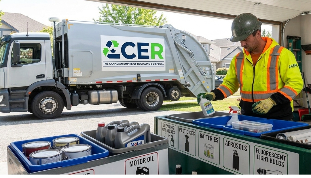 Household hazardous waste disposal in Richmond is prepared safely.
