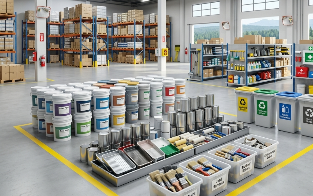 Paint Recycling Richmond commercial paint waste sorting