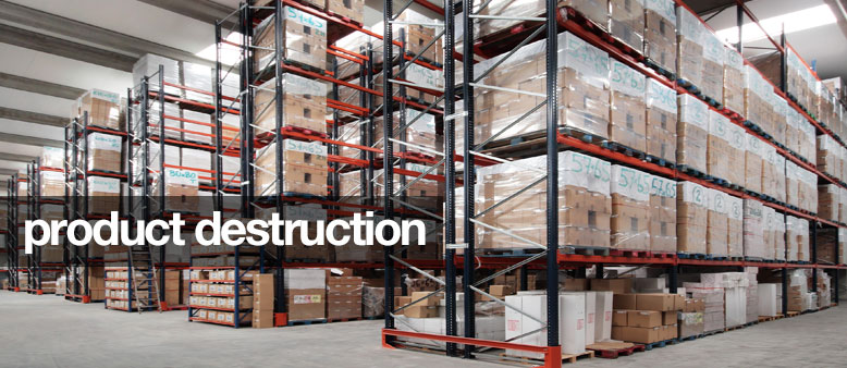 product destruction banner