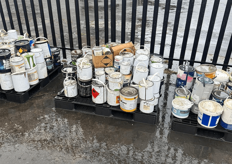 Paint disposal