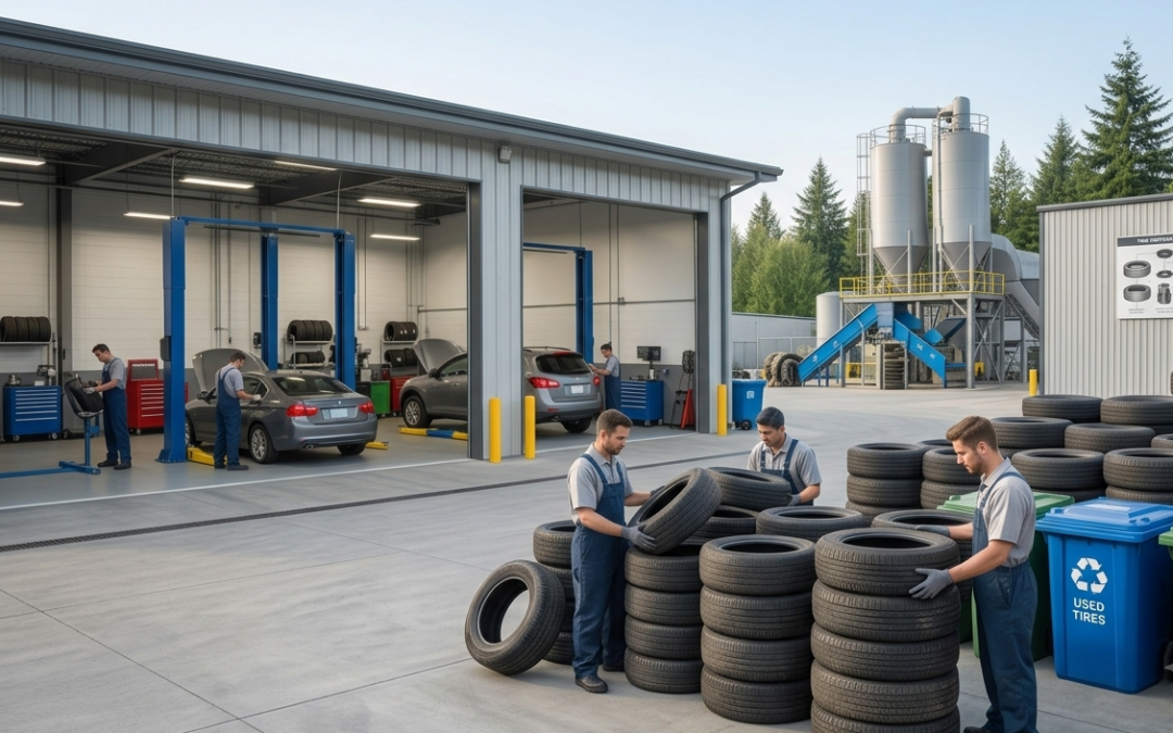 How Auto Repair Shops Can Improve Sustainability Through Tire Recycling