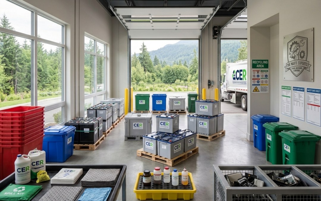 Battery disposal and hazardous waste disposal services in Surrey