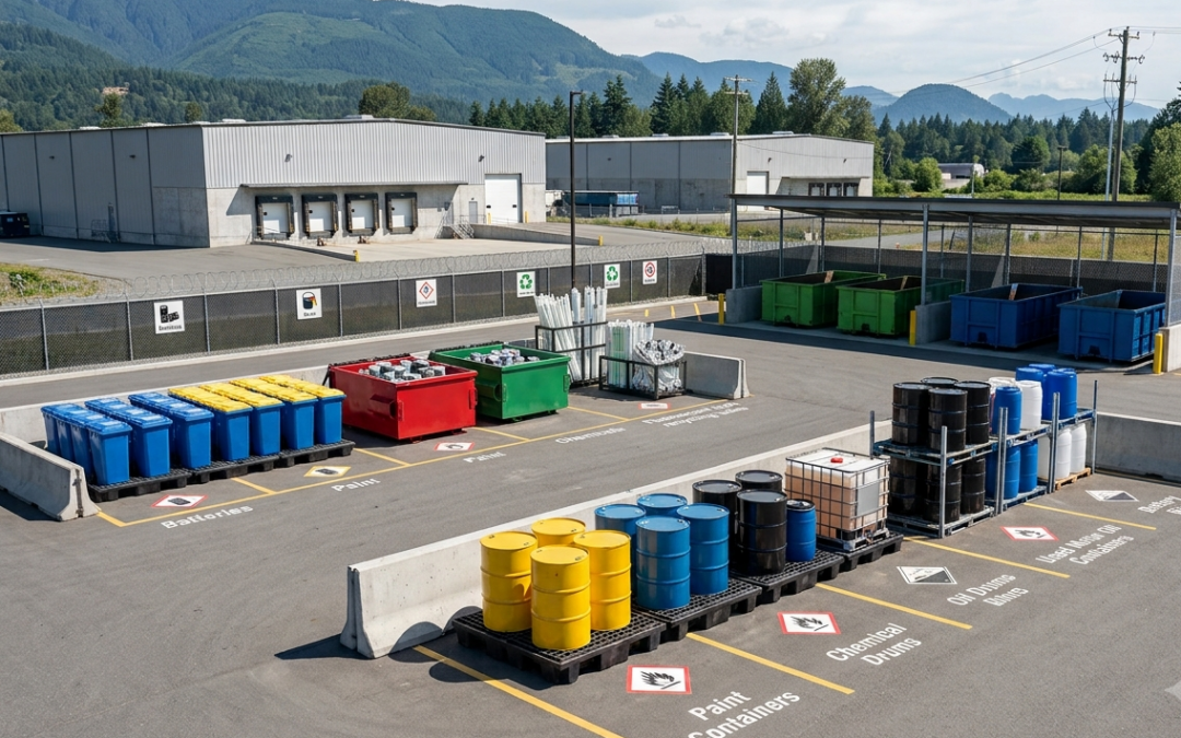 Hazardous waste Surrey storage and disposal at a commercial site